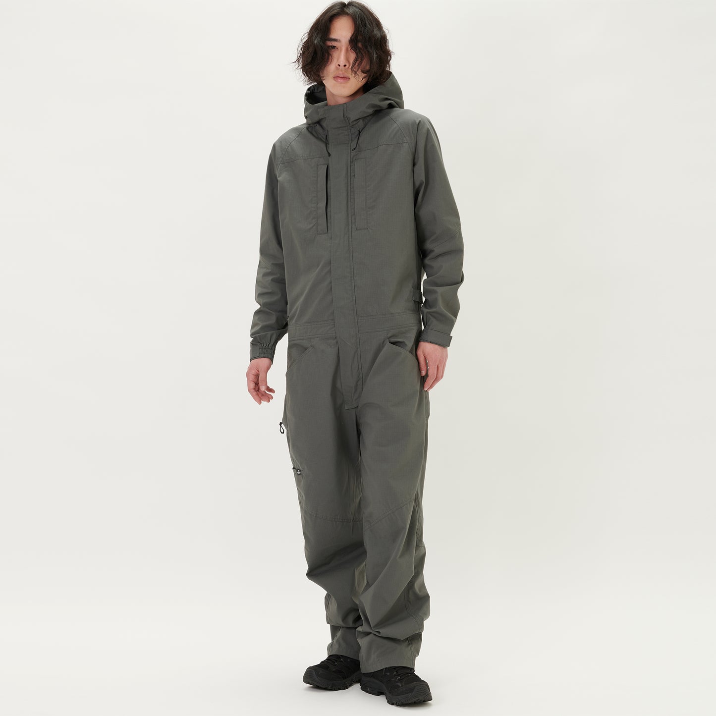 <フレイムリターダント(難燃素材)> HOODED JUMP SUITS
